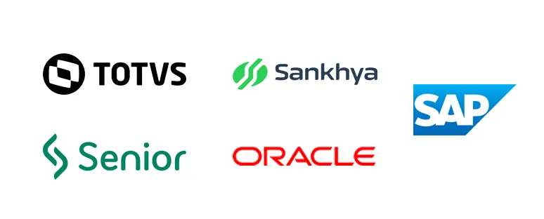 Diagrama de integração entre ERP e outros sistemas